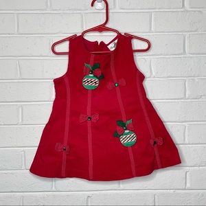 Toddler girls Rare Editions holiday Christmas dress